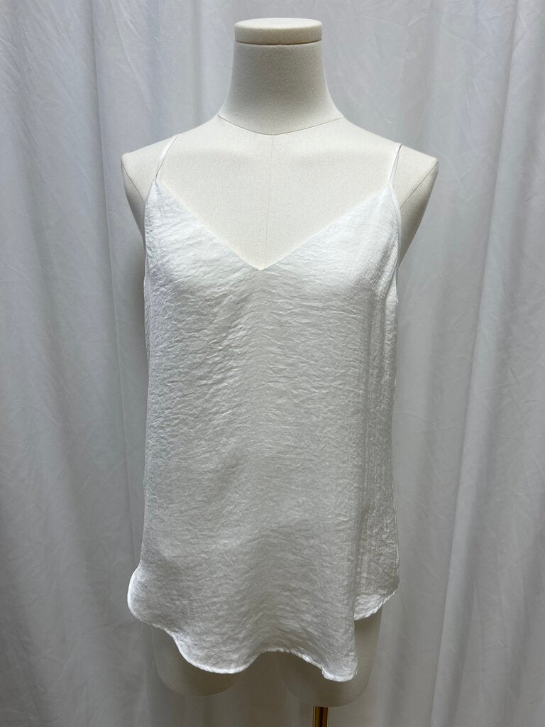 Brochu Walker White Silk Tank
