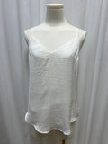 Brochu Walker White Silk Tank