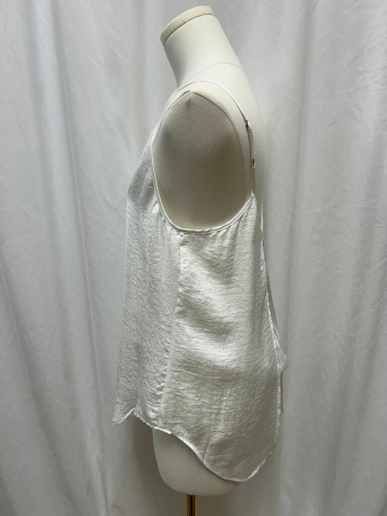 Brochu Walker White Silk Tank