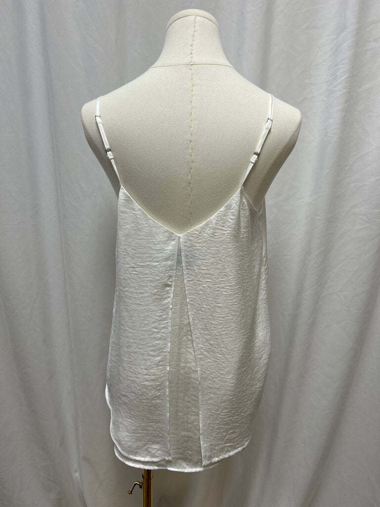 Brochu Walker White Silk Tank