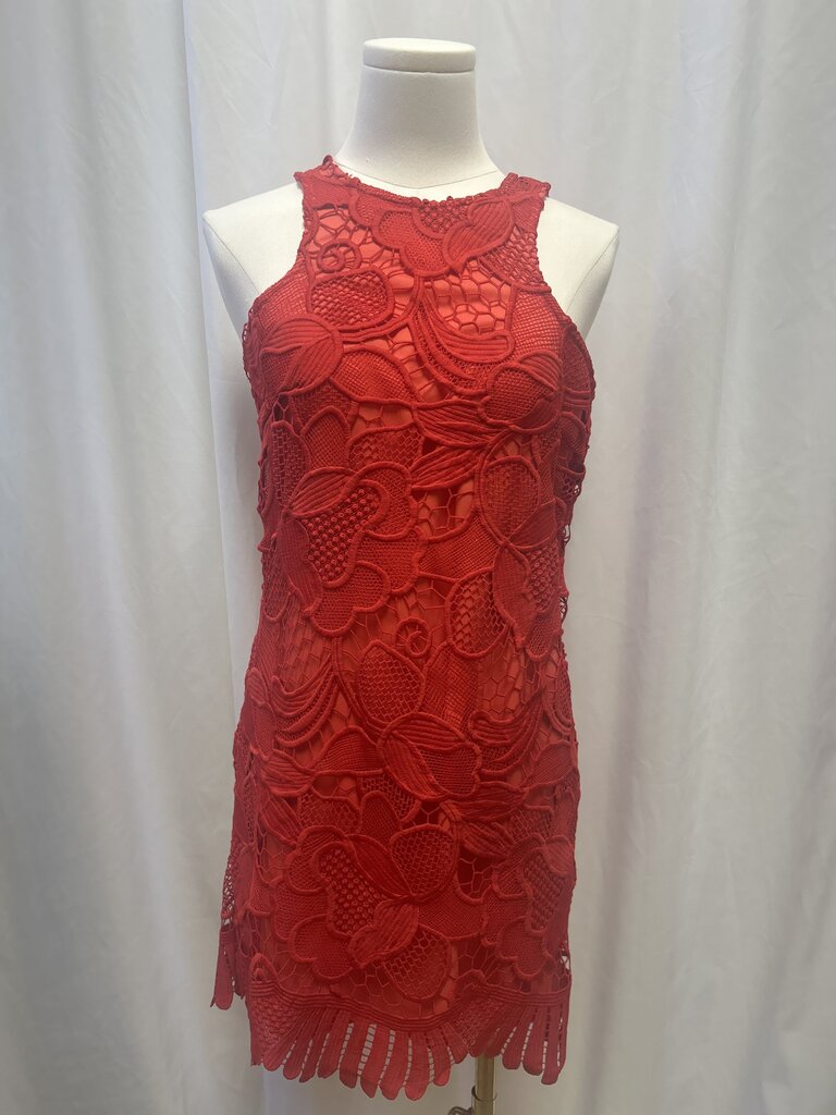 Lovers + Friends Red Lace Tank Dress
