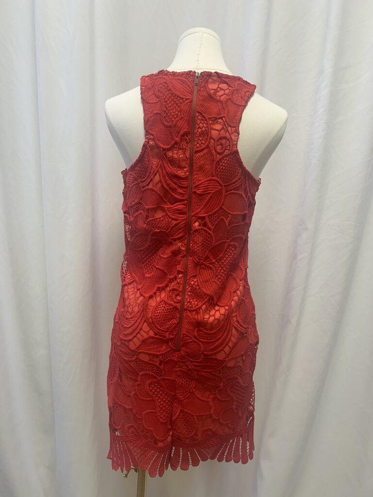 Lovers + Friends Red Lace Tank Dress