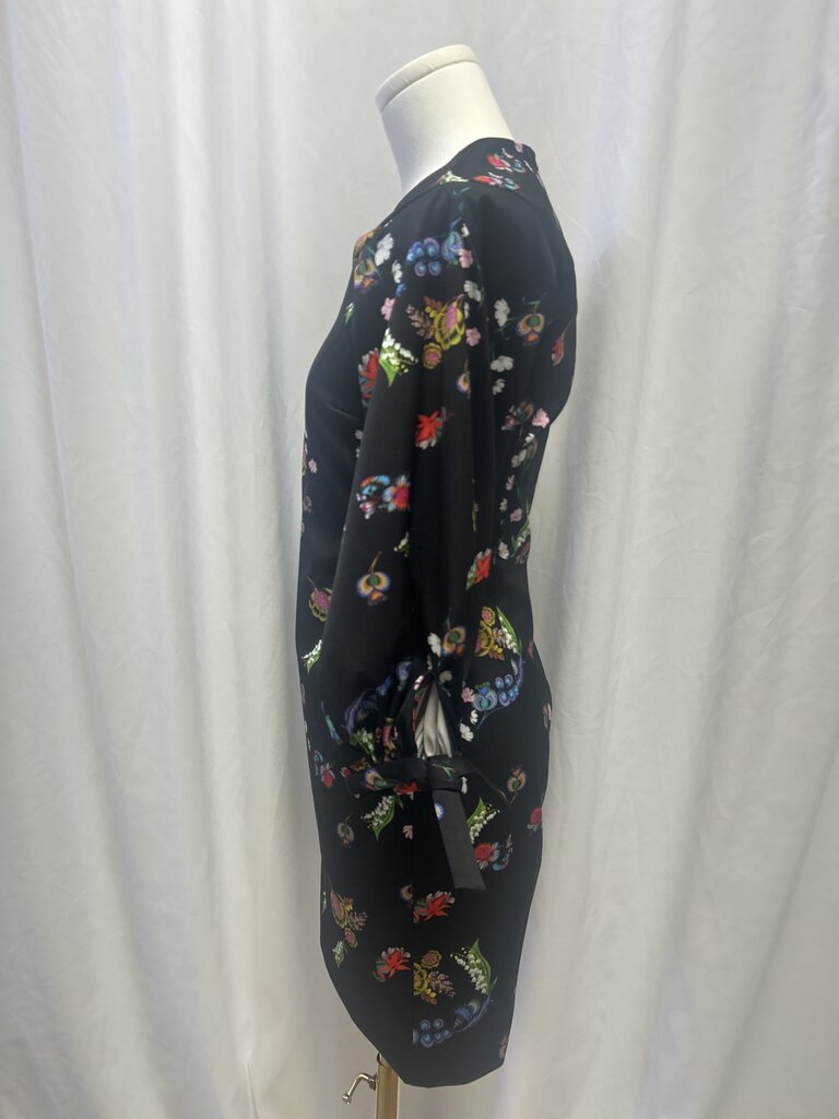 Cynthia Rowley Black Floral Mini Dress