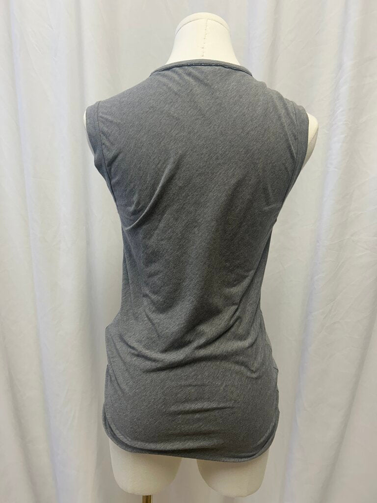 Brunello Cucinelli Grey Sleeveless Top