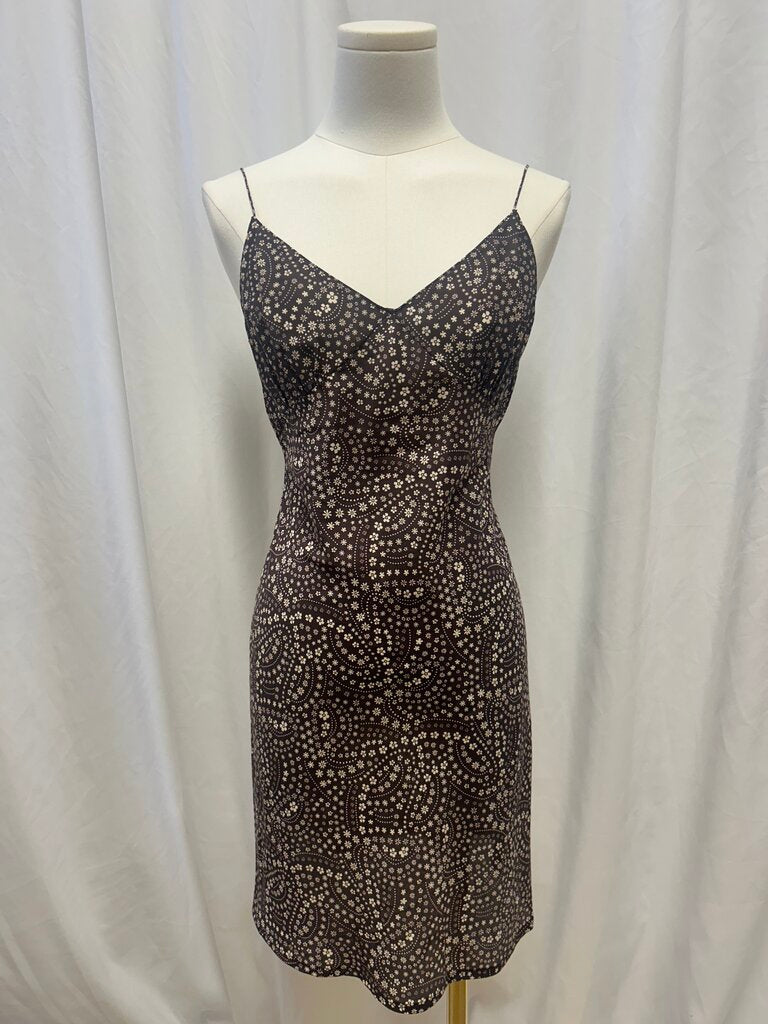Matteau Brown Printed Slip Dress