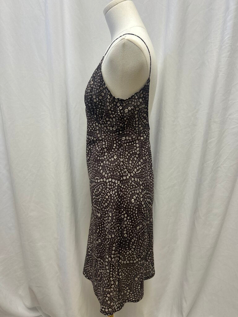Matteau Brown Printed Slip Dress