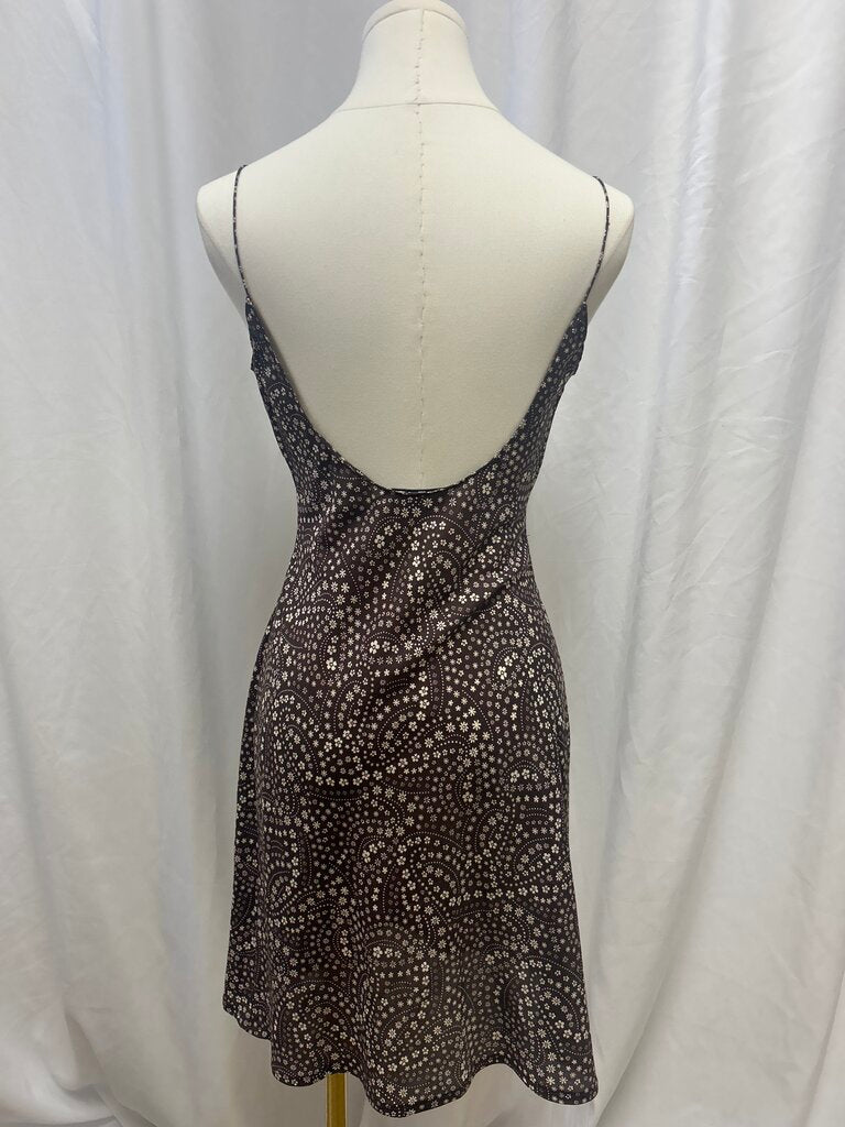 Matteau Brown Printed Slip Dress