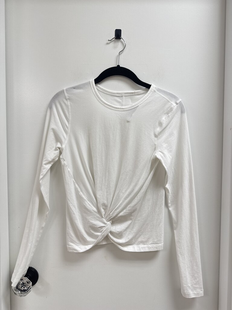 Lululemon White Long Sleeve Tee