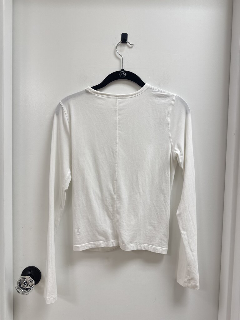Lululemon White Long Sleeve Tee