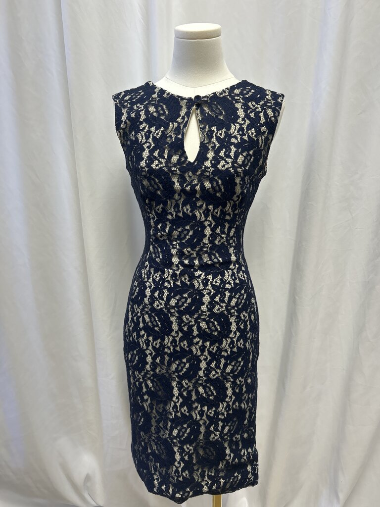 Erdem Black Lace Sleeveless Dress