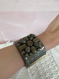 Chanel CC Floral Bead Cuff w/ Mismatch Box