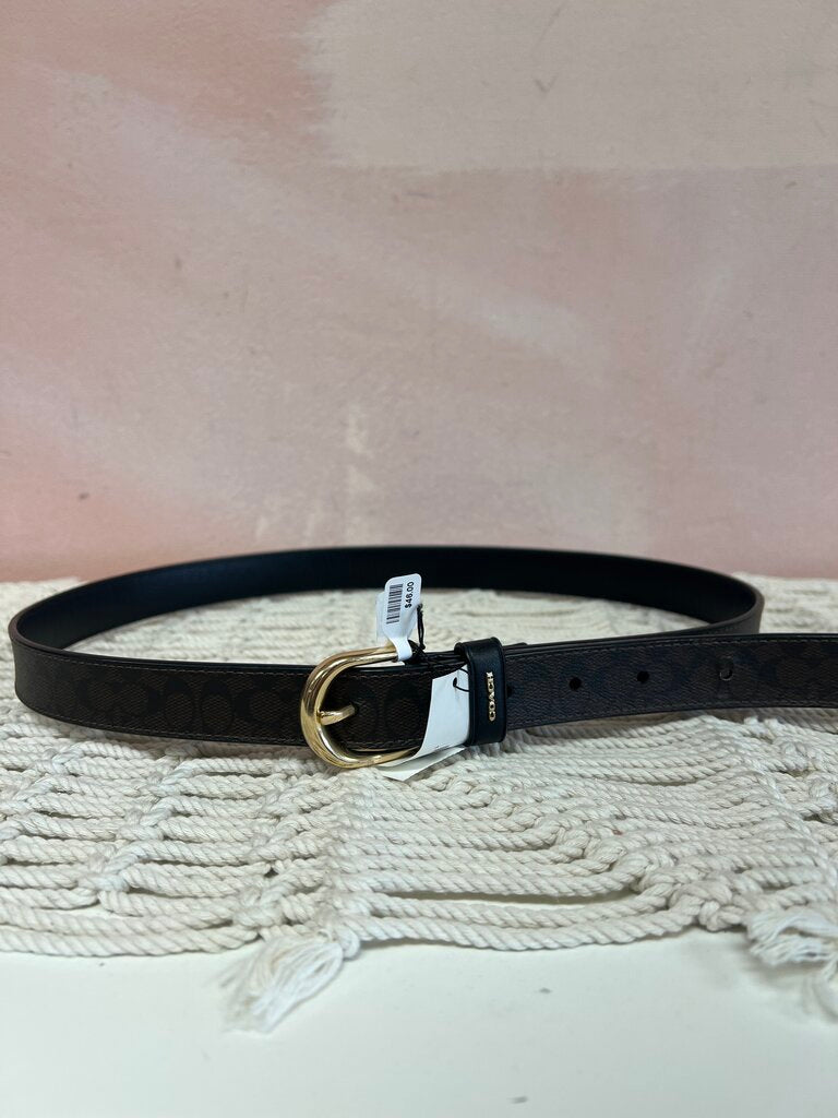 Coach Logo Belt NWT