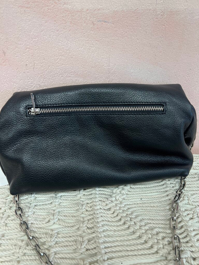 Leather Slouchy Shoulder Bag