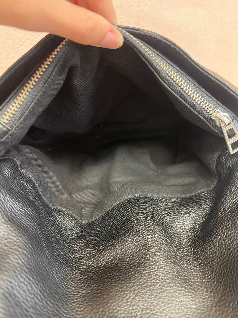 Leather Slouchy Shoulder Bag