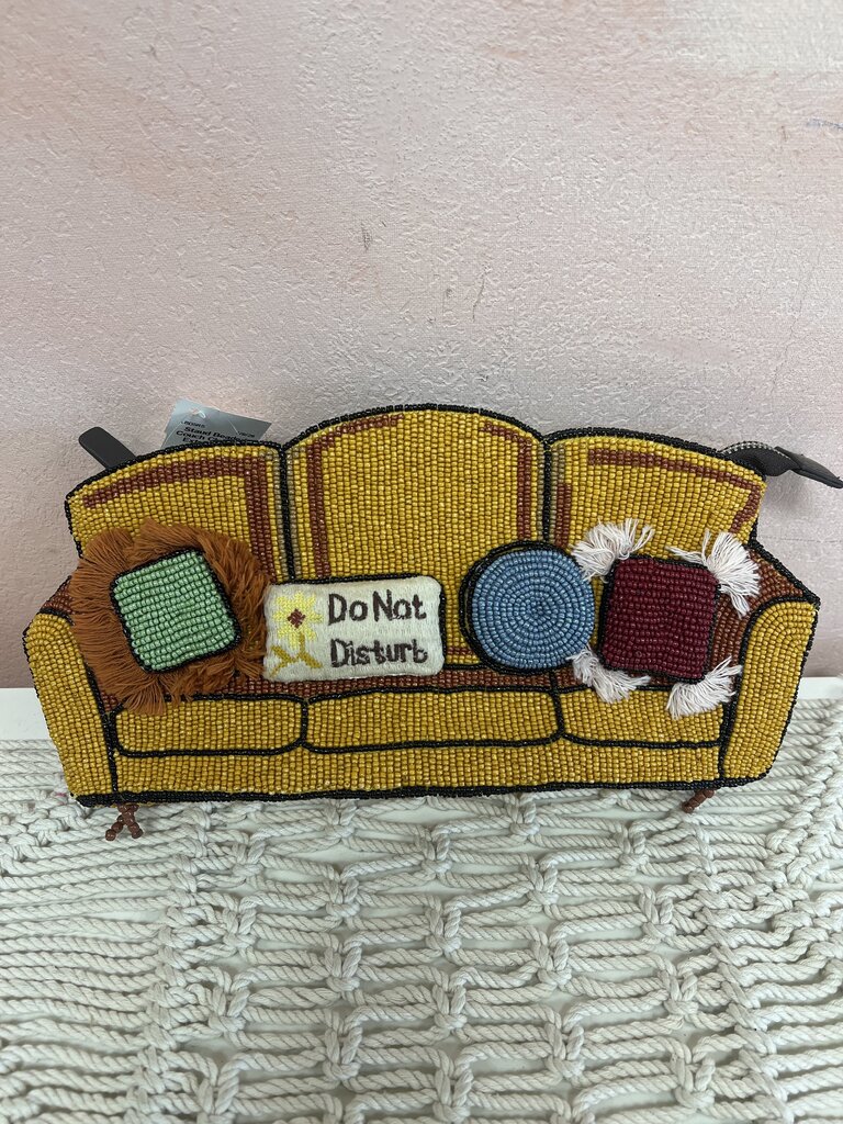 Staud Beaded Couch Clutch w/ Extra Beads