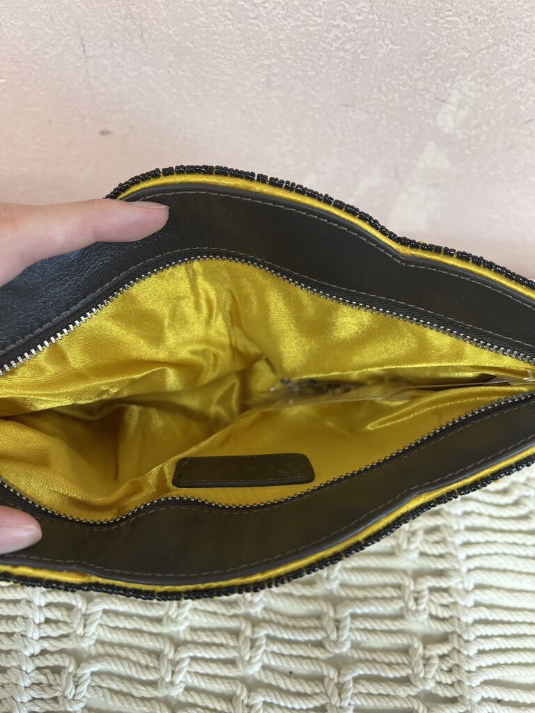 Staud Beaded Couch Clutch w/ Extra Beads