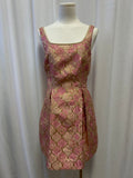Mestiza Brocade Metallic Mini Dress NWT
