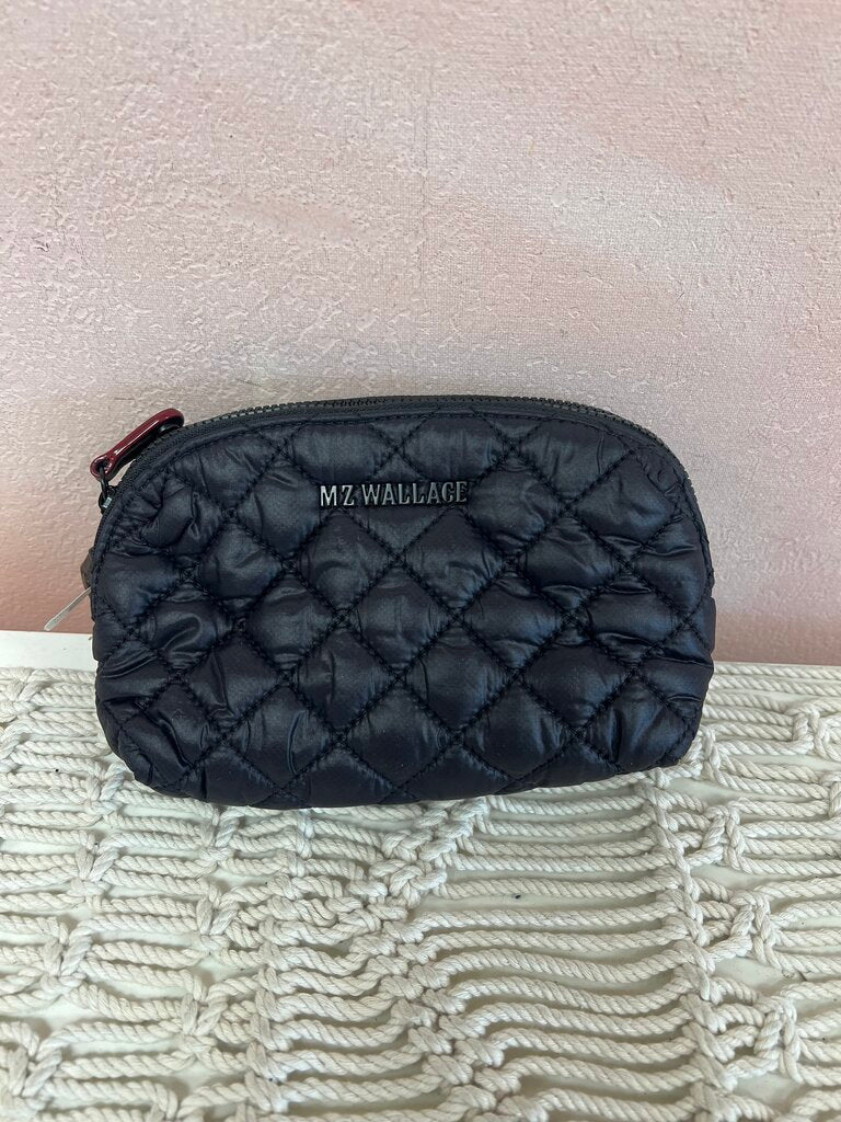 Mini Quilted Cosmetic Pouch Double Zip