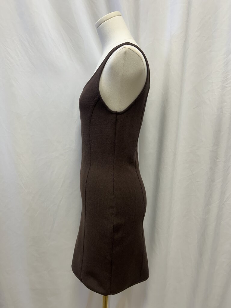 Ribbed Bodycon Square Neck Dress