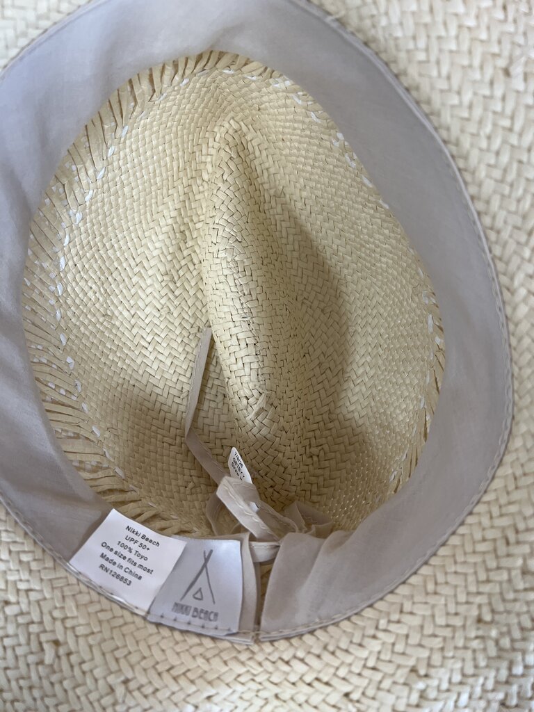 Nikki Keach Straw Hat