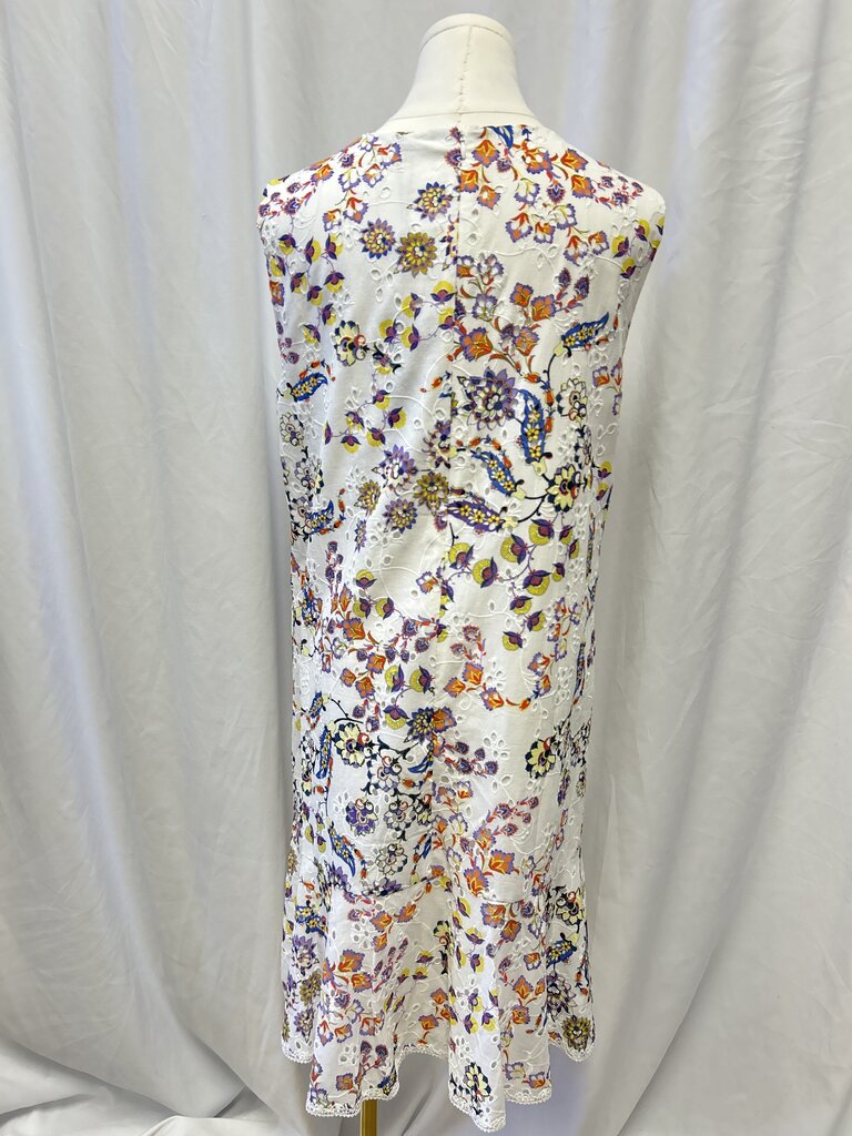 Kobi Halperin Eyelet and Floral Print Shift Dress NWT