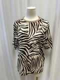Cavalli Class Animal Print Crew Neck Tee