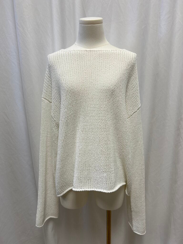 Wide Knit Scoop Neck Sweater