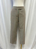 Akris Punto Cotton Blend Seersucker Pinstripe Pant