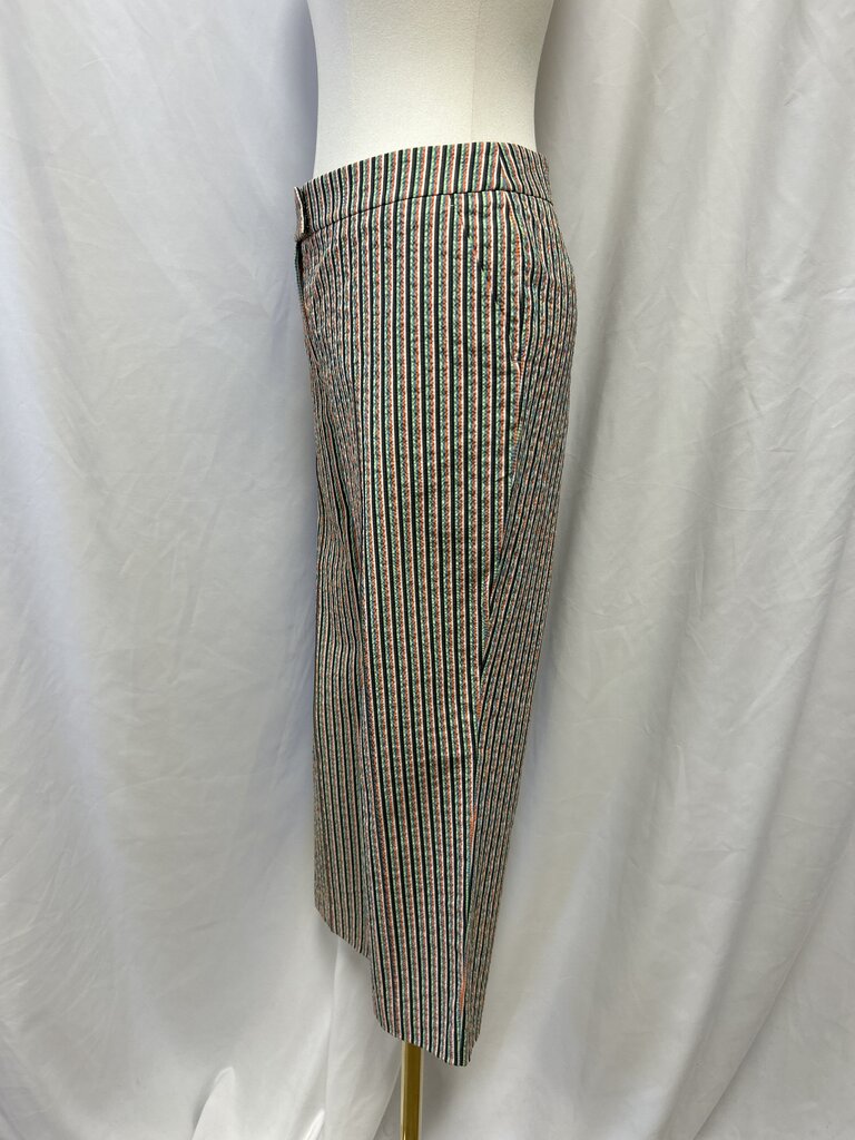 Cotton Blend Seersucker Pinstripe Pant