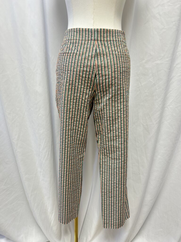 Akris Punto Cotton Blend Seersucker Pinstripe Pant