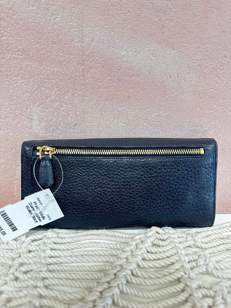 Prada Vitello Daino Leather Wallet