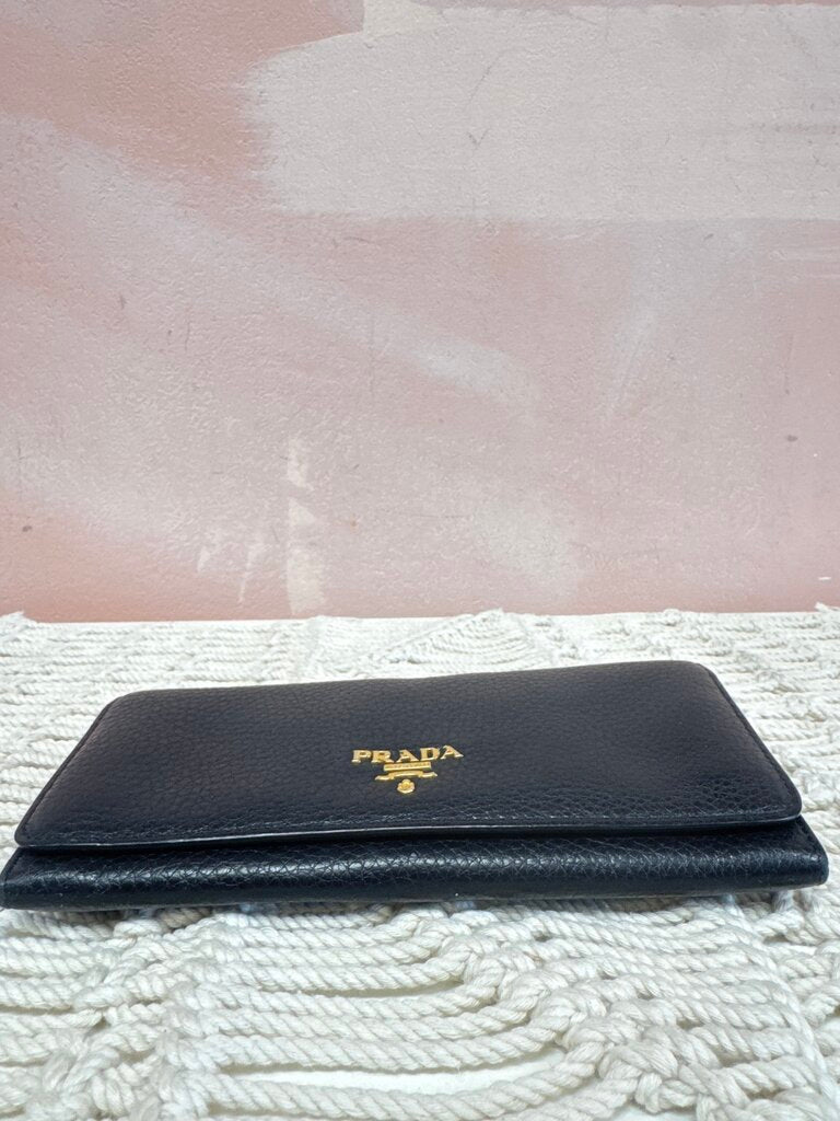 Prada Vitello Daino Leather Wallet