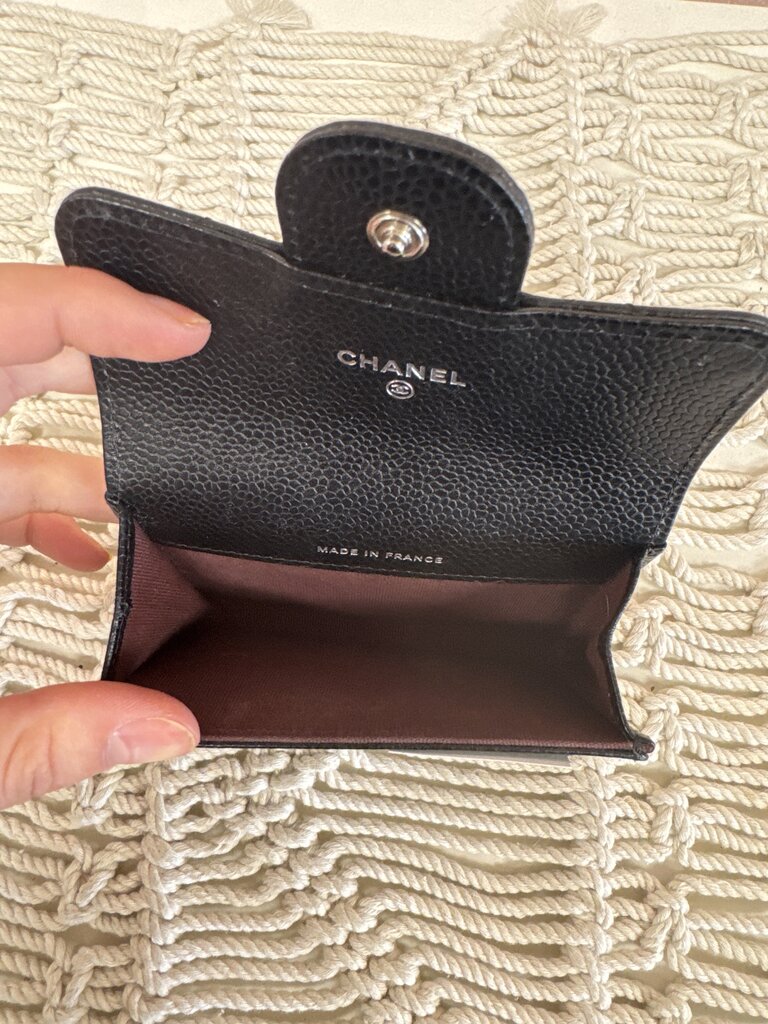 Chanel Quilted Card Holder 2019-2020 Karl Lagerfeld Collection w/ Dustbag