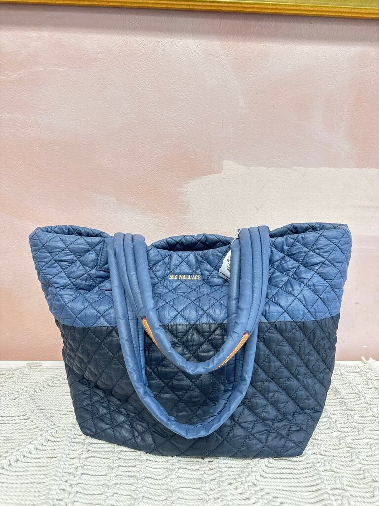 MZ Wallace Two Tone Quilted Large Tote