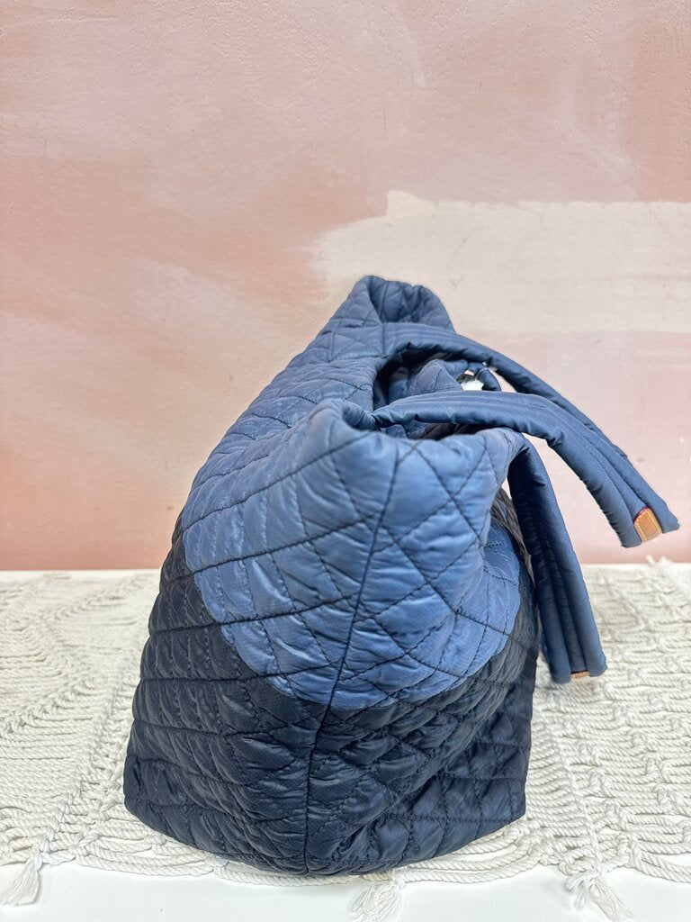 MZ Wallace Two Tone Quilted Large Tote