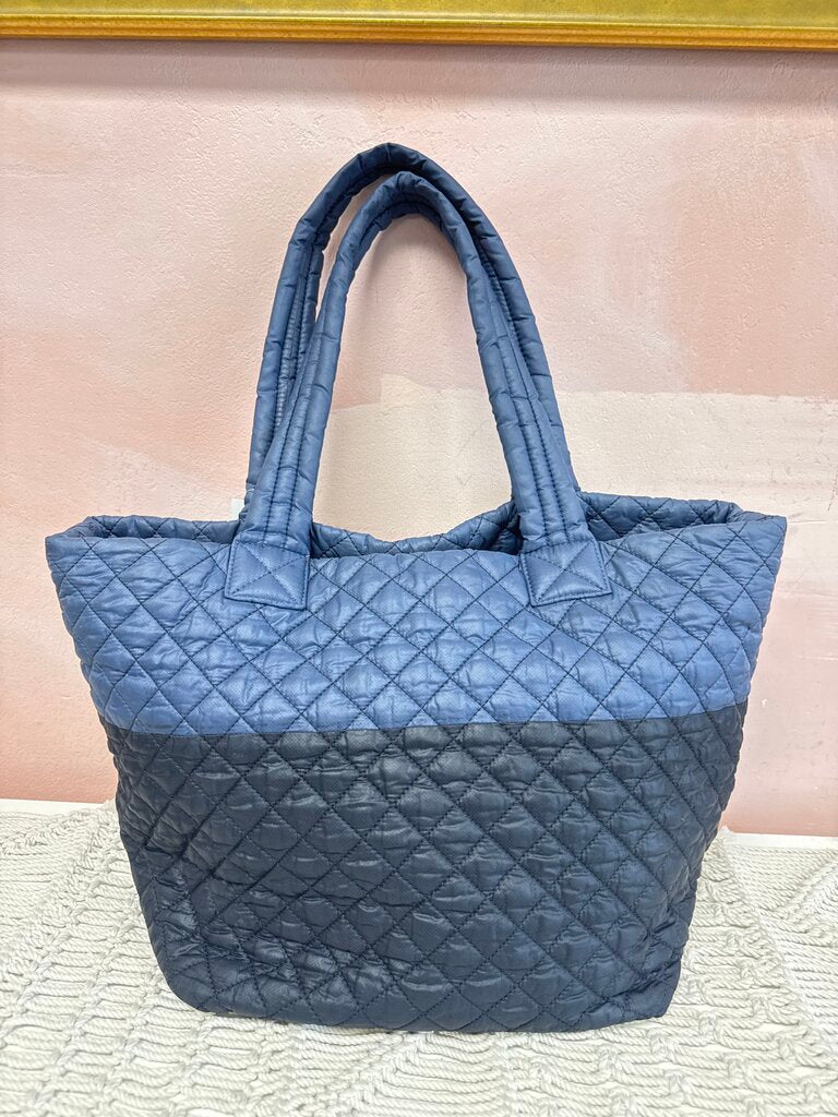 MZ Wallace Two Tone Quilted Large Tote