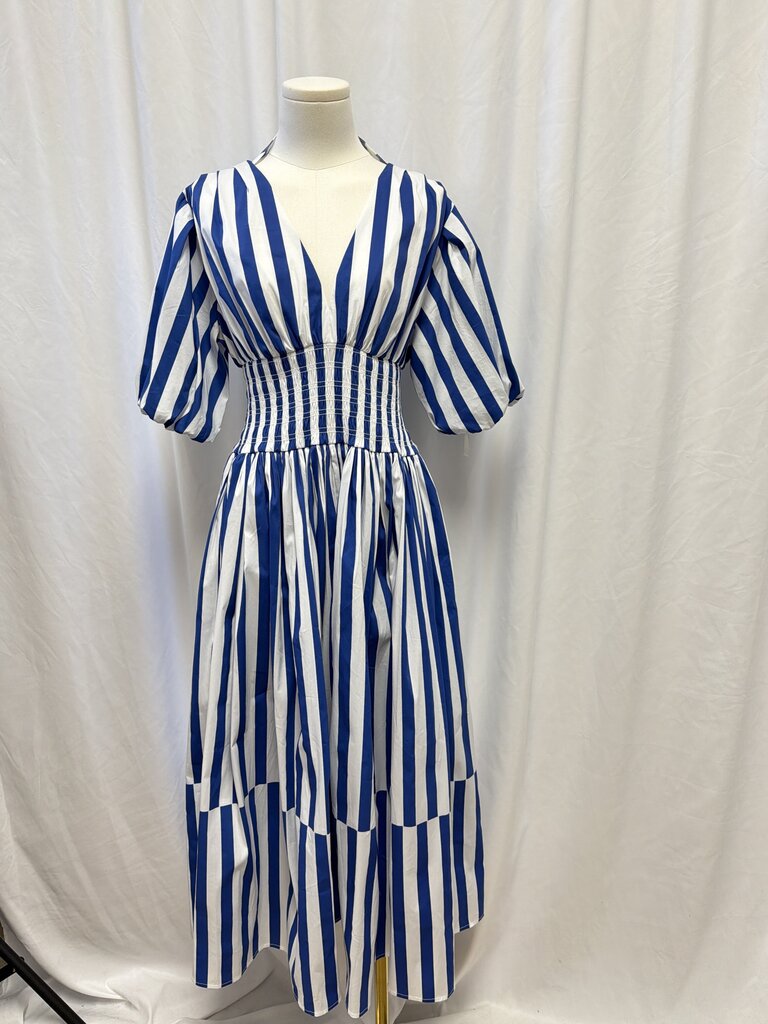 AYR Cotton Blend Striped Maxi Dress