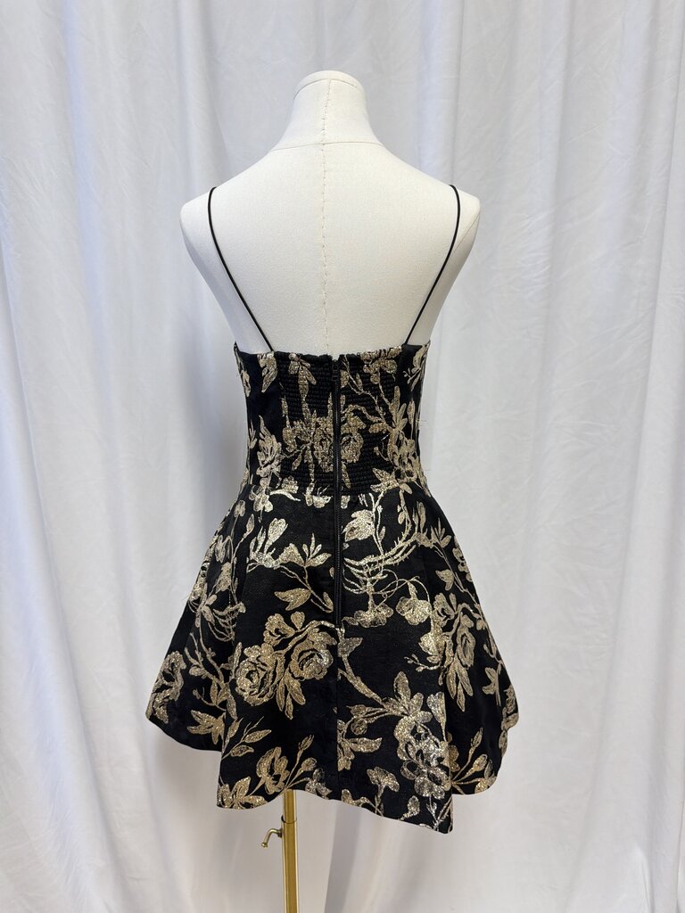 alice + olivia Daniela Bow Mini Dress