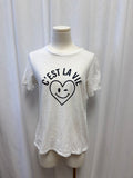 Cinq a Sept C'est La Vie Heart Tee
