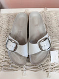 Birekenstock Leather Slides