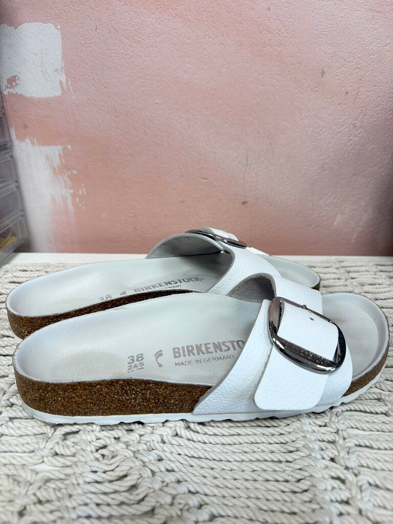Birekenstock Leather Slides