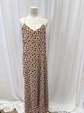 Theory Animal Print Silk Dress