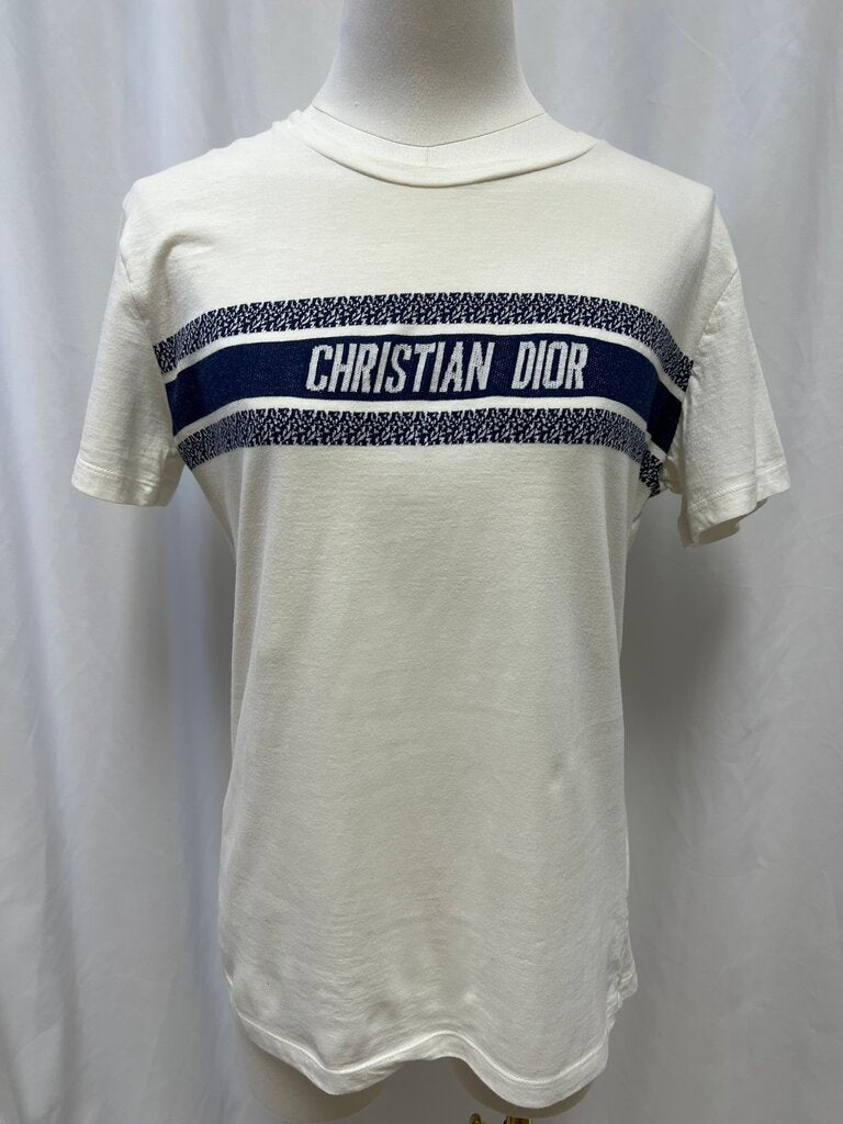 Dior "Christian Dior" Stripe Tee