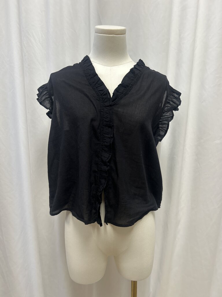 Elan Ruffle Sleeve Blouse