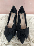 Miu Miu Suede Bow Pump w/ Box and Dustbag
