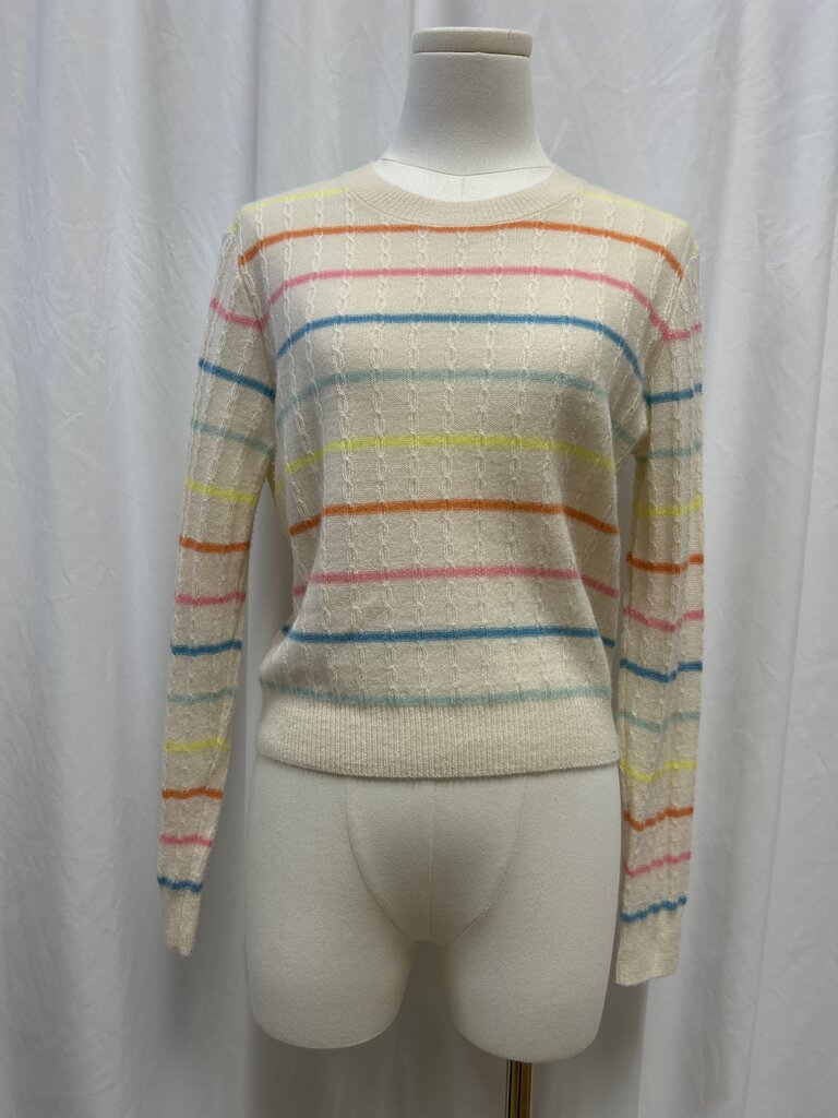 27 Miles Striped Cashmere Sweater