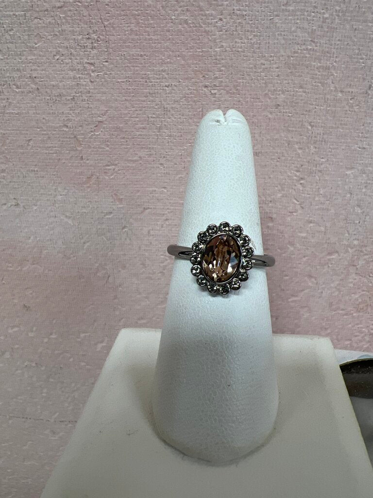 Swarovski Crystal Oval Ring