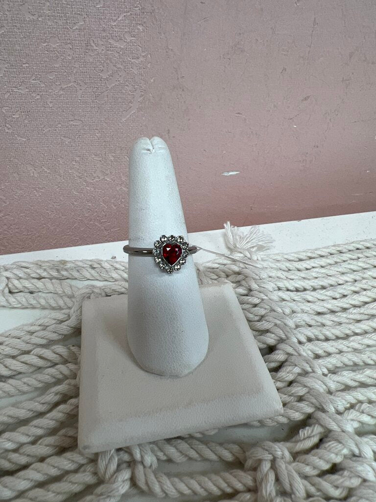 Swarovski Crystal Heart Ring