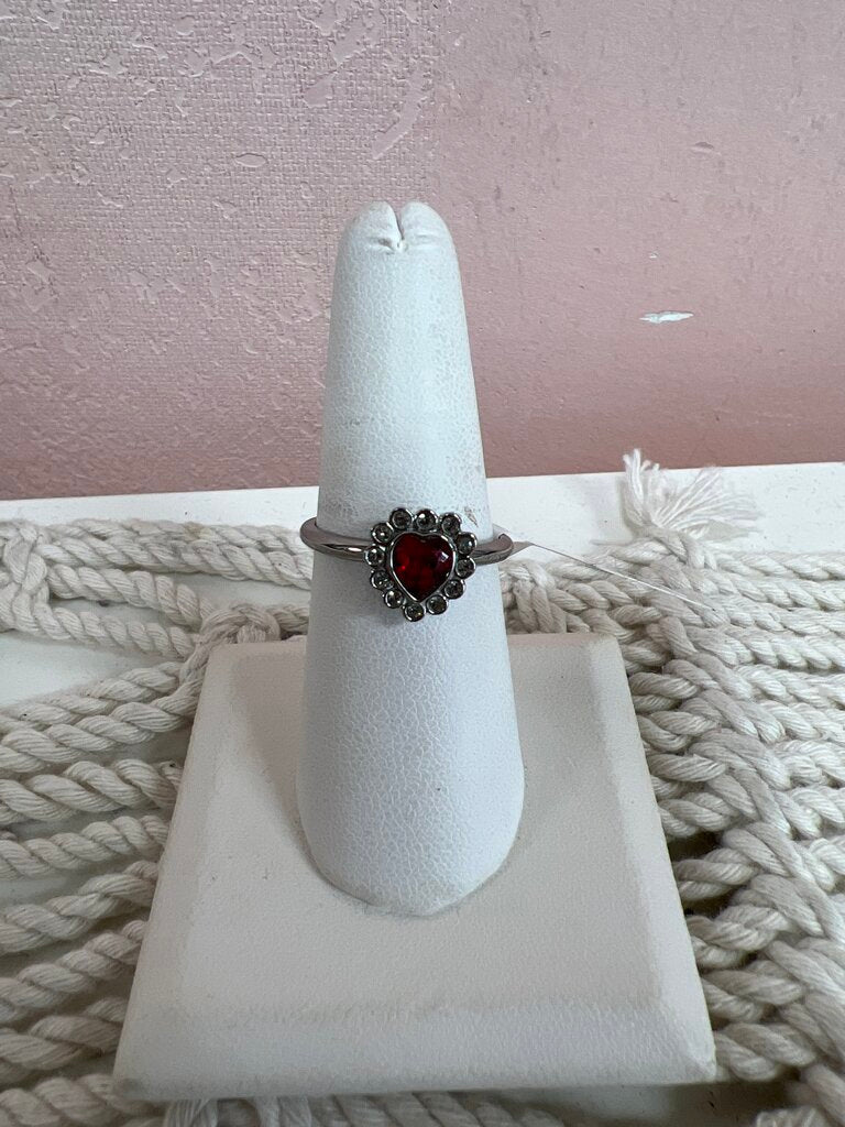 Swarovski Crystal Heart Ring