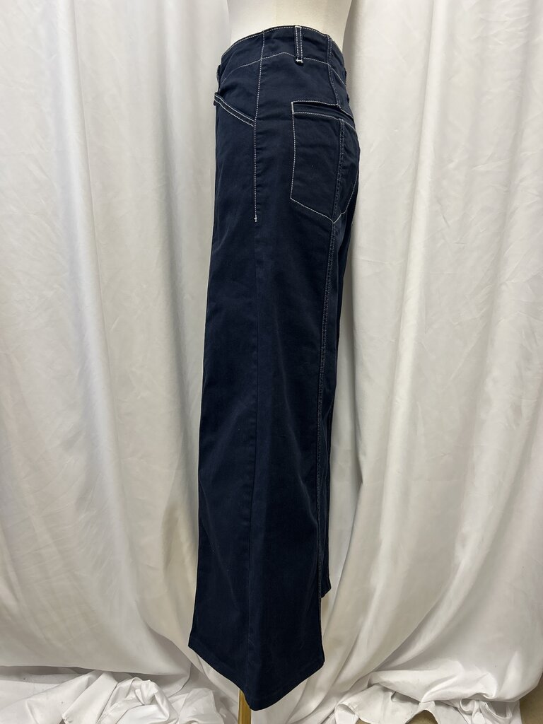 Maeve Wide Leg Top Stitch Pant